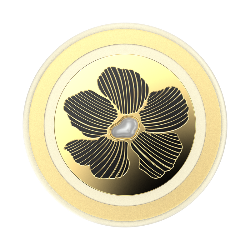 Enamel Mae Flower with Pearl — MagSafe PopGrip image number 1