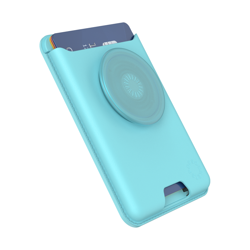 Butterfly Pea Blue — Softgoods MagSafe PopWallet+ image number 2