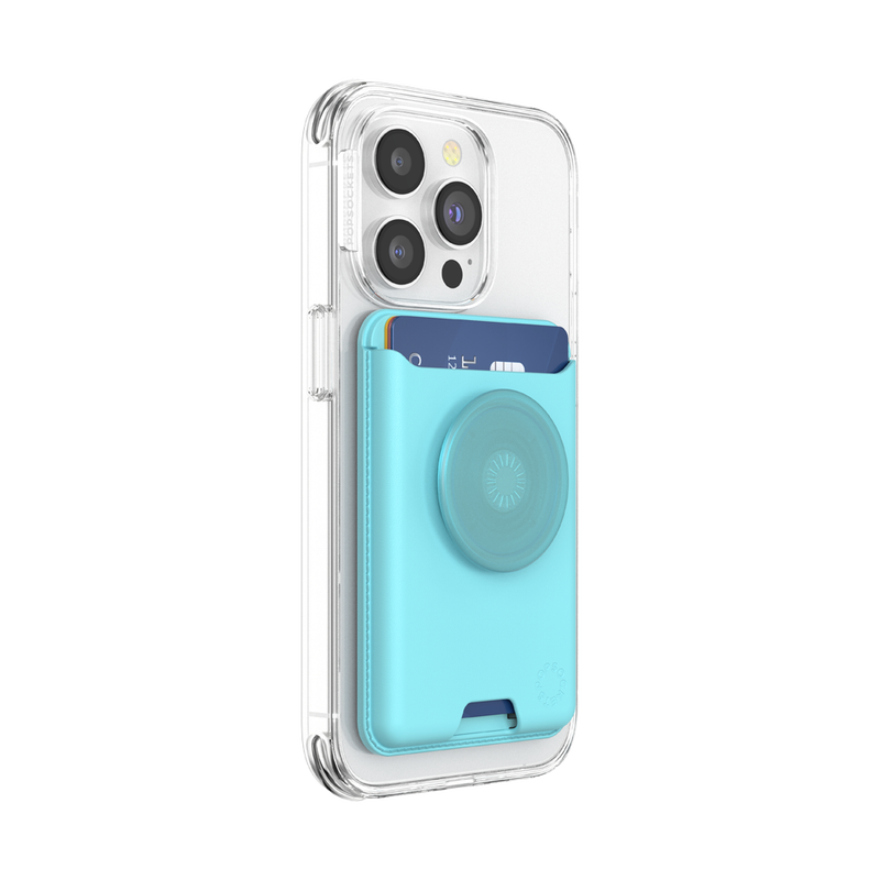 Butterfly Pea Blue — Softgoods MagSafe PopWallet+ image number 4
