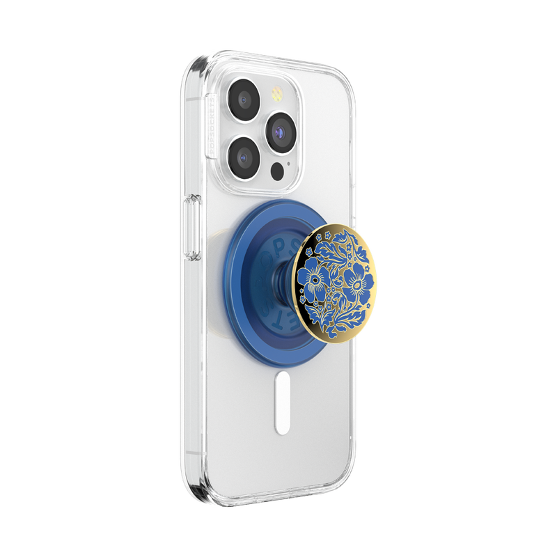 Enamel Lace Blue Vermeer — MagSafe PopGrip image number 9