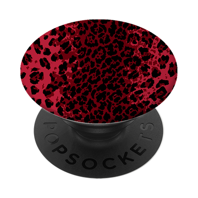 Secondary image for hover Richmond & Finch Case Red Leopard +Matching PopGrip