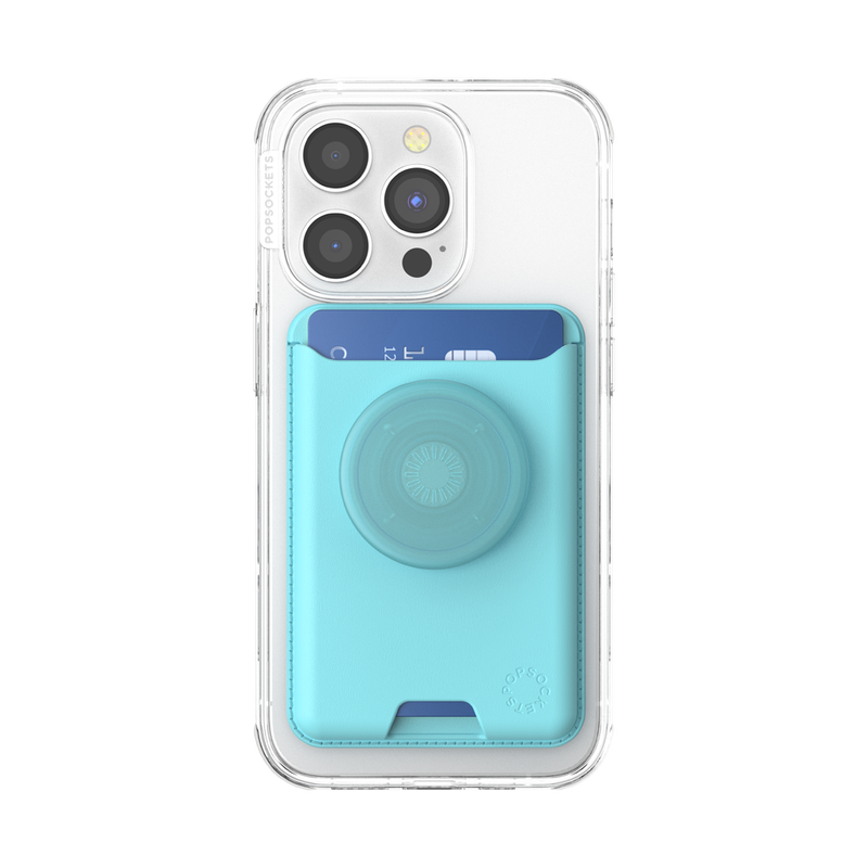 Butterfly Pea Blue — Softgoods MagSafe PopWallet+ image number 3