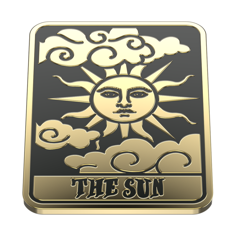 Enamel Tarot Card Sun image number 2