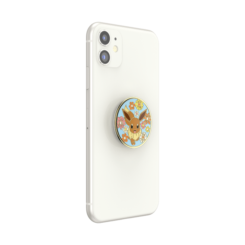 Floral Eevee Enamel — Adhesive PopGrip image number 5