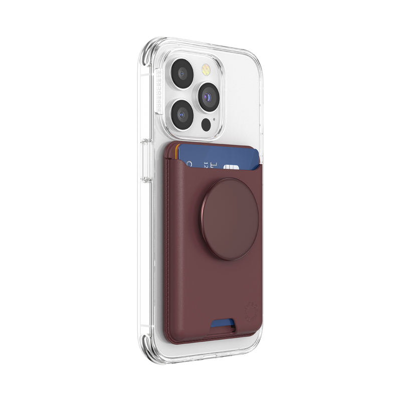 Aluminum Oxblood — Softgoods MagSafe PopWallet+ image number 5