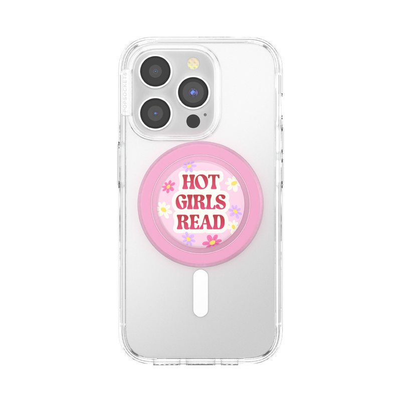 Hot Girls Read Pink — MagSafe PopGrip image number 4