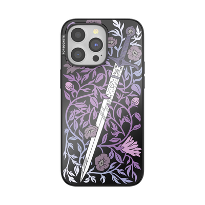Mirror Thorny Blade Lavender — iPhone 15 Pro Max MagSafe Case