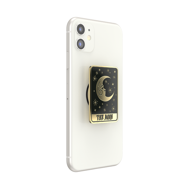 Enamel Tarot Card Moon — Adhesive PopGrip image number 7