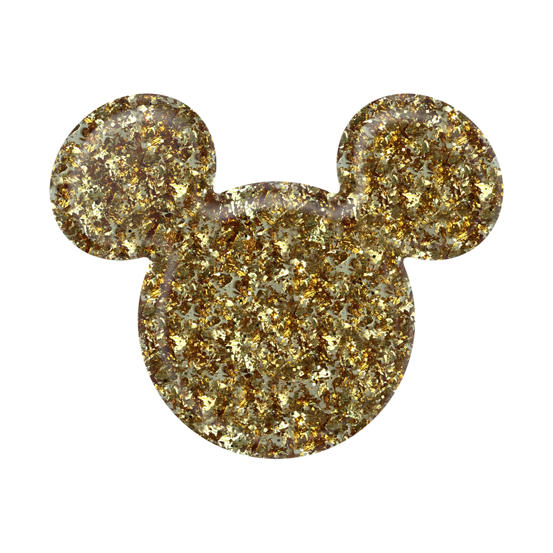 Earridescent Golden Mickey Mouse — Adhesive PopGrip image number 1