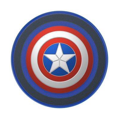 Secondary image for hover Marvel — Enamel Captain America PopGrip for MagSafe - Round