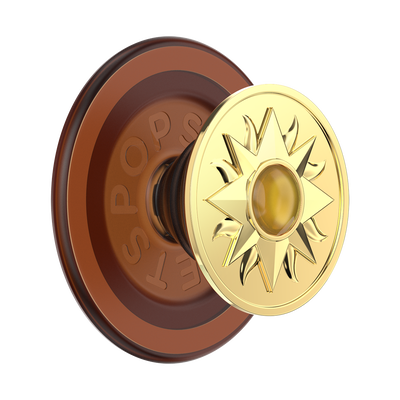 Enamel Sun Jewel Amber — MagSafe PopGrip