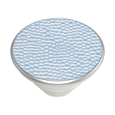 Iridescent Pebbled Pearl White
