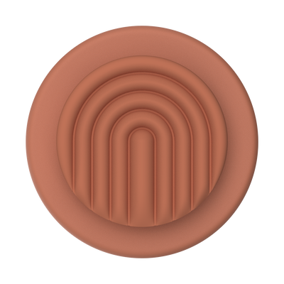 Secondary image for hover PopOut Terracotta Curves — MagSafe PopGrip