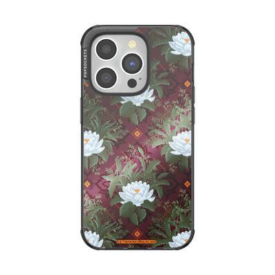 Mirror Lush White Lotus — iPhone 14 Pro MagSafe Case
