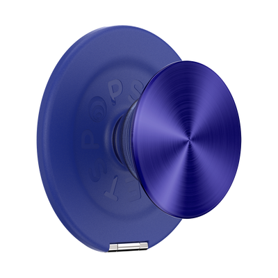 Aluminum Radial French Navy —  MagSafe Kick-Out Grip & Stand