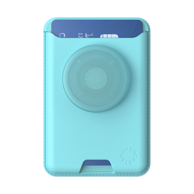 Secondary image for hover Butterfly Pea Blue — Softgoods MagSafe PopWallet+