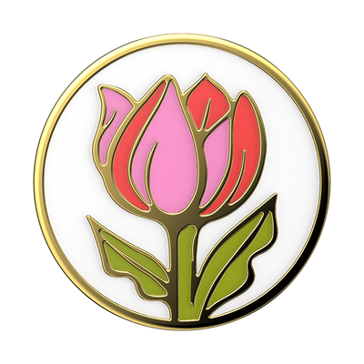Secondary image for hover Enamel Pink Tulip