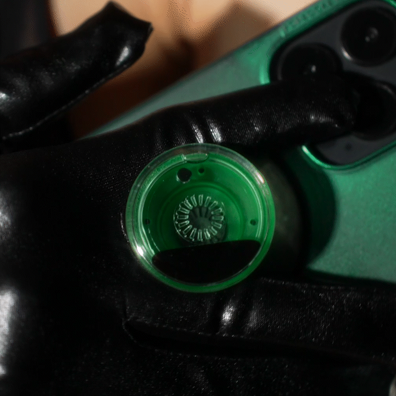 Tidepool Lava Lamp Absinthe Ink — MagSafe PopGrip image number 2