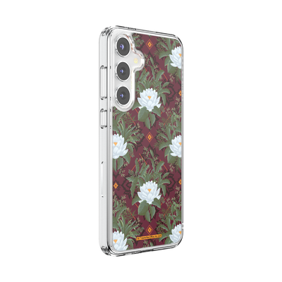 Secondary image for hover Lush White Lotus — Samsung Galaxy S24+ MagSafe Case