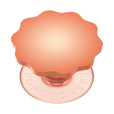 Molded Flower Apricot — Adhesive PopGrip