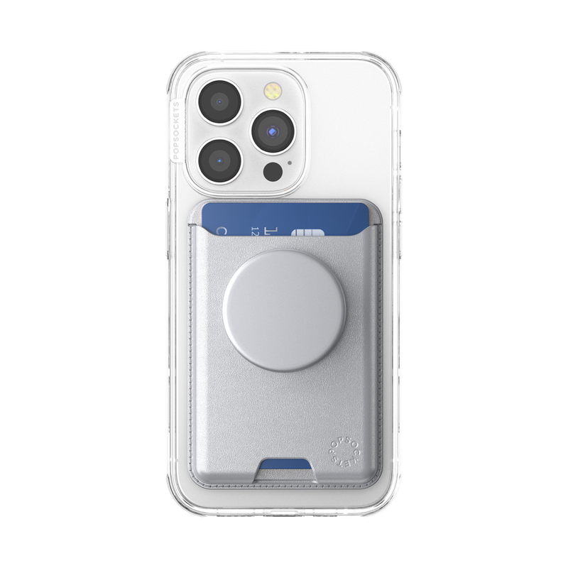Silver —  Softgoods MagSafe PopWallet+ image number 5
