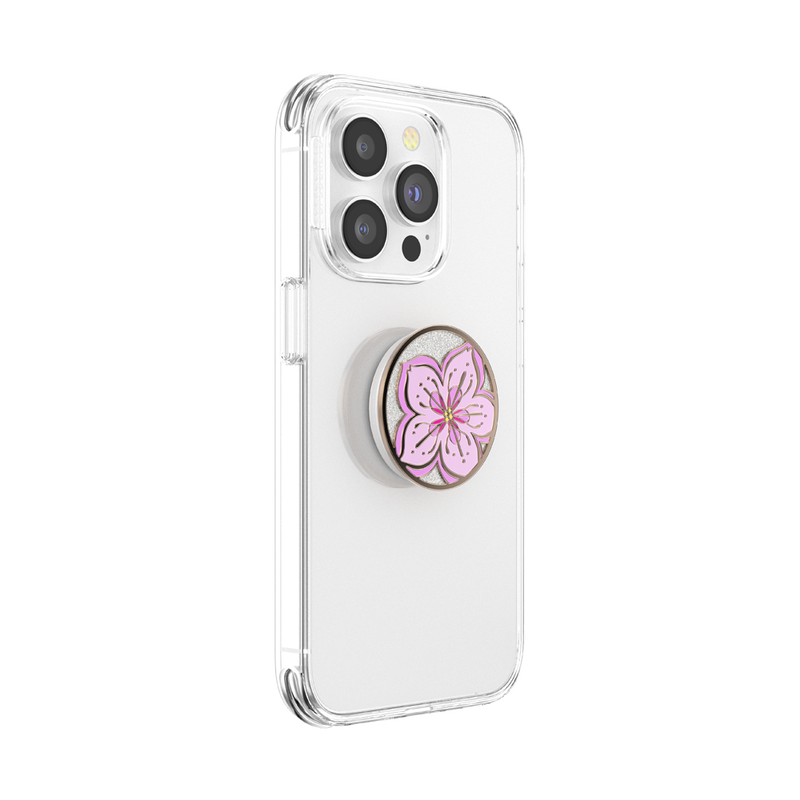 Glitter Cherry Blossom — Adhesive PopGrip image number 4