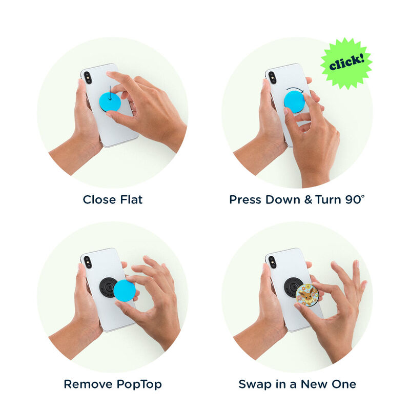Floral Eevee Enamel — Adhesive PopGrip image number 10