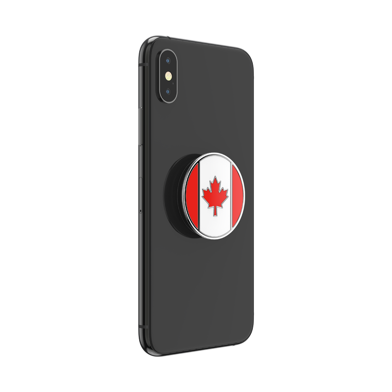 Enamel Canadian Flag — Adhesive PopGrip image number 3