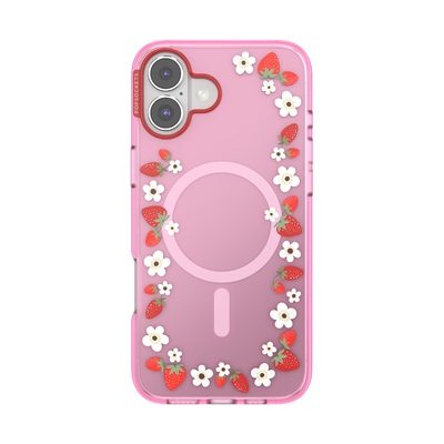 Strawberry Frame — iPhone 16 Plus MagSafe Case