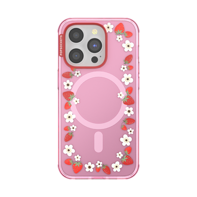 Strawberry Frame — iPhone 14 Pro MagSafe Case