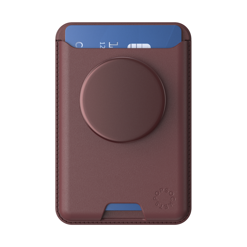 Aluminum Oxblood — Softgoods MagSafe PopWallet+ image number 1