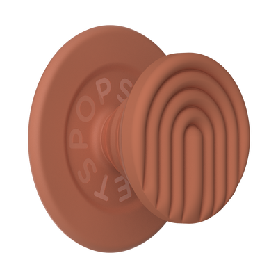 PopOut Terracotta Curves — MagSafe PopGrip