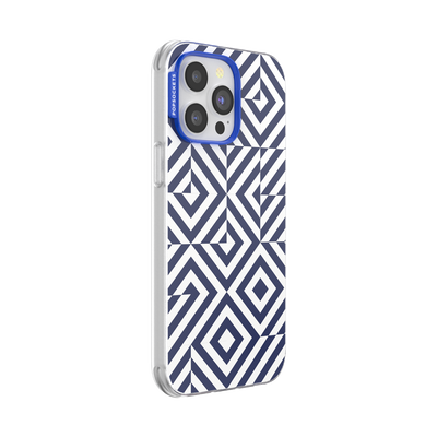 Secondary image for hover Tiled Navy — iPhone 14 Pro Max MagSafe Case