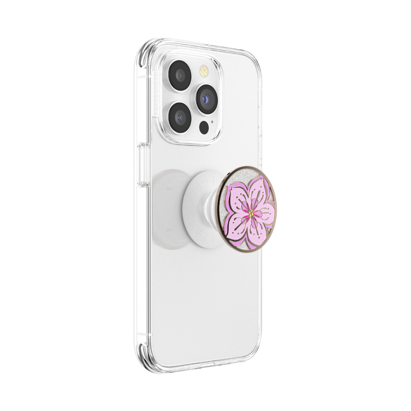 Glitter Cherry Blossom — Adhesive PopGrip image number 5