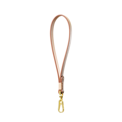 Vegan Leather Tan — Wristlet
