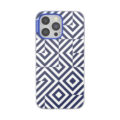 Tiled Navy — iPhone 14 Pro Max MagSafe Case