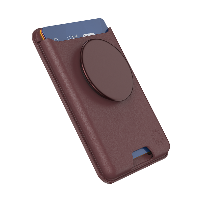 Aluminum Oxblood — Softgoods MagSafe PopWallet+ image number 3