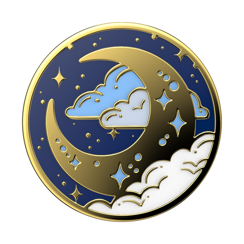 Enamel Fly Me To The Moon — Adhesive PopGrip image number 1