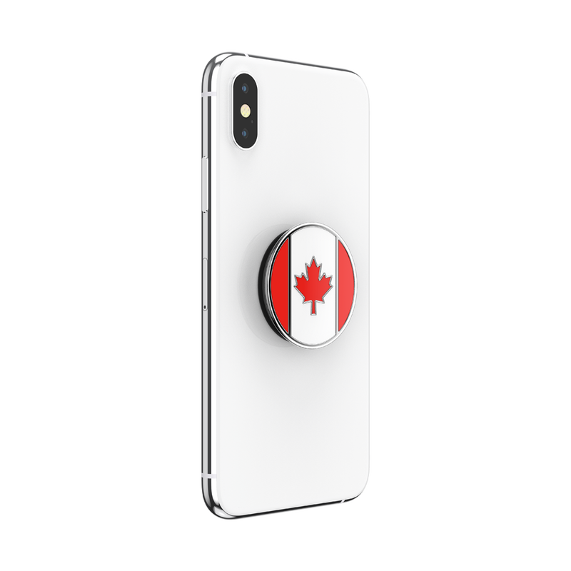 Enamel Canadian Flag — Adhesive PopGrip image number 5