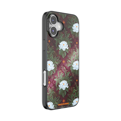 Secondary image for hover Mirror Lush White Lotus — iPhone 16 Plus MagSafe Case