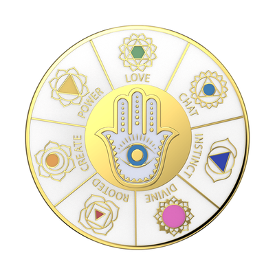 Secondary image for hover Enamel Spinner Chakras