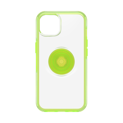 Otter + Pop Symmetry Clear Limelite — iPhone 13