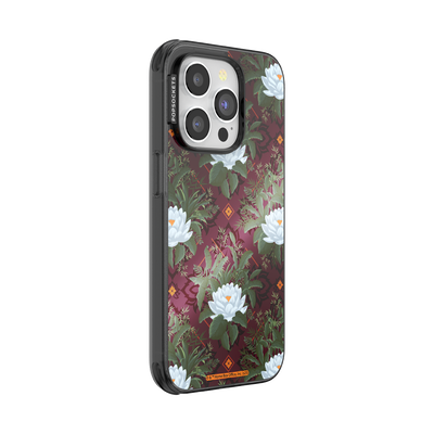Secondary image for hover Mirror Lush White Lotus — iPhone 14 Pro MagSafe Case