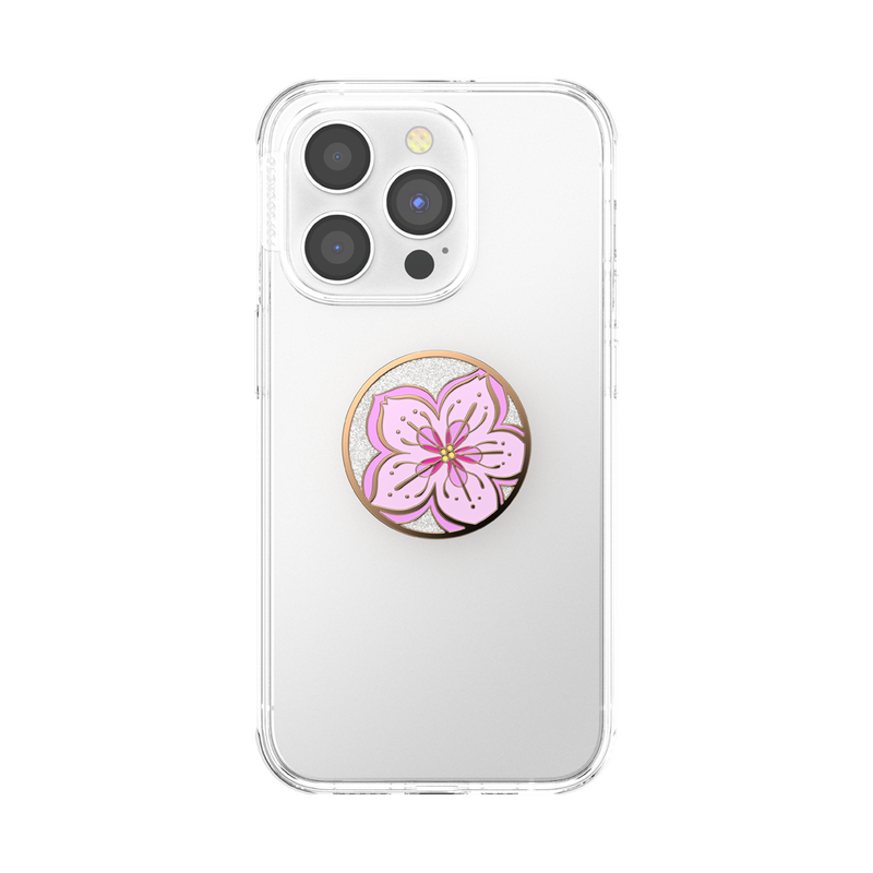 Glitter Cherry Blossom — Adhesive PopGrip image number 3