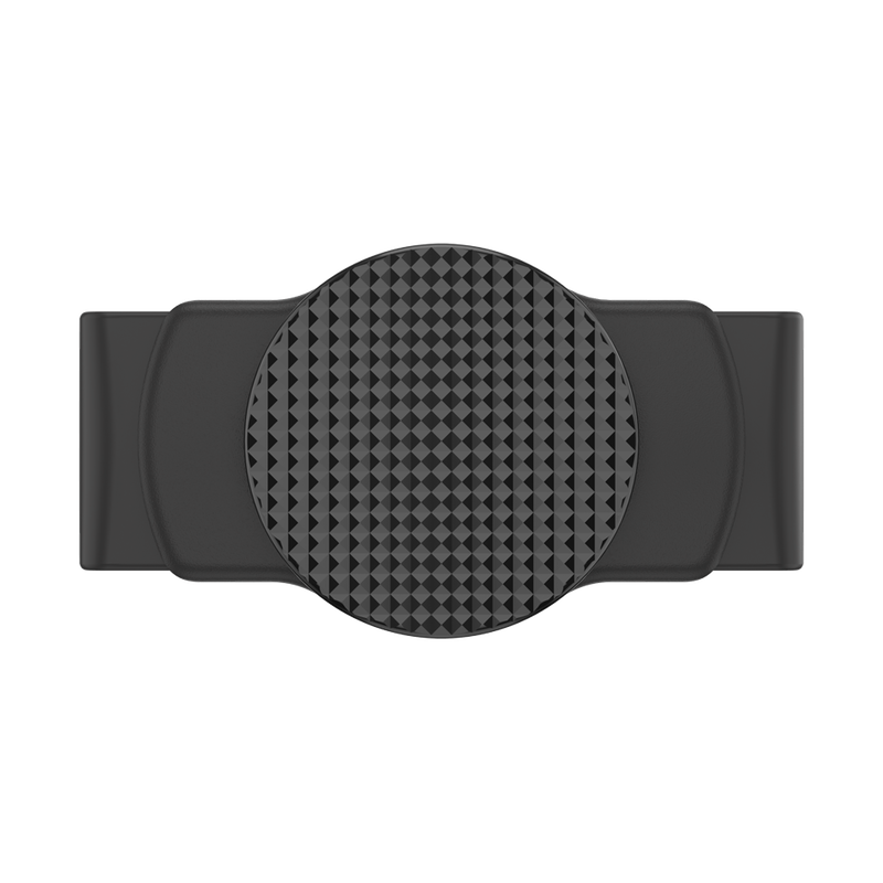 PopGrip Slide Stretch Knurled Texture on Black with Square Edges