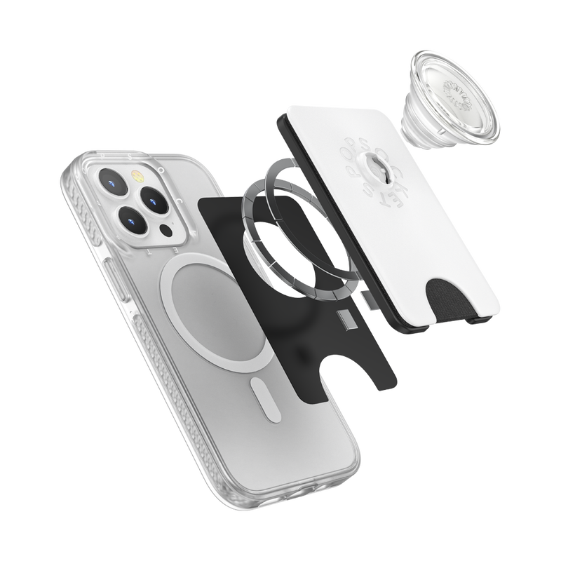 Clear White — PopWallet+ for MagSafe image number 8
