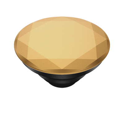Metallic Diamond Medallion Gold