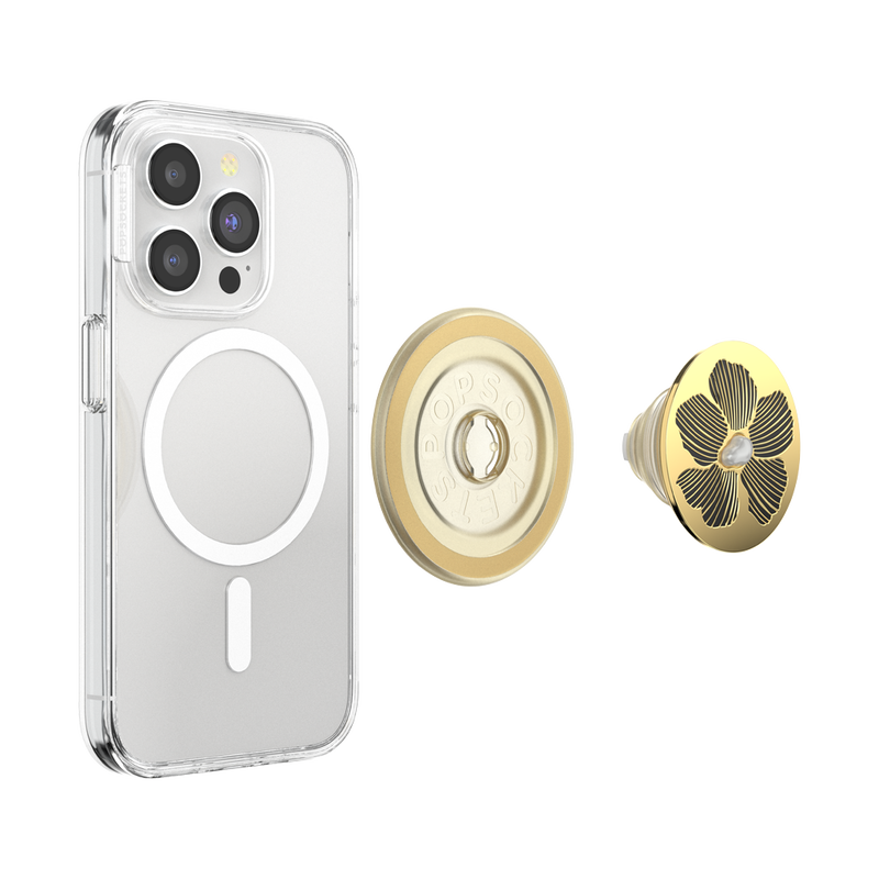 Enamel Mae Flower with Pearl — MagSafe PopGrip image number 5