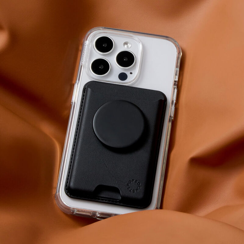 Black — Softgoods MagSafe PopWallet+ image number 2