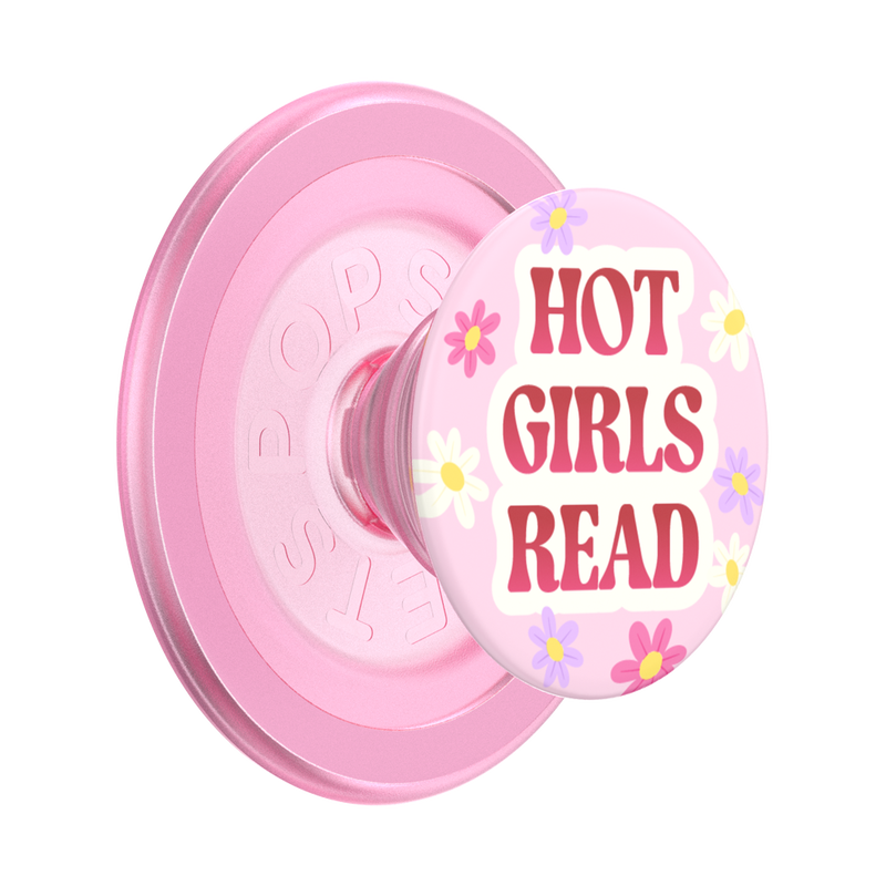 Hot Girls Read Pink — MagSafe PopGrip image number 0
